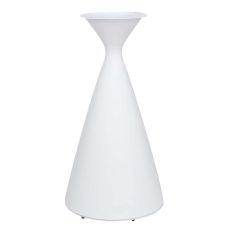 Bas Nadia Bord Aluminium Vit 56 x 56 x 110 cm
