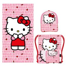 Badhandduk Hello Kitty Rosa