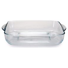 Set med Ugnsfasta Formar Pasabahce 1690037 Transparent Glas 1 L (2 Delar)