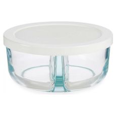Lunchlåda Pasabahce 530683-1113225 Vit Transparent Glas 2 Fack