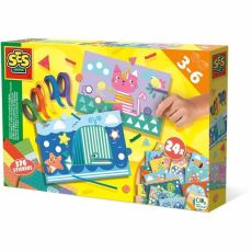 Utbildningsspel SES Creative I learn to paste and recognize shapes Multicolour