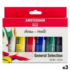 Akrylfärg-set Talens Amsterdam Dream General Selection Multicolour 20 ml 6 Delar (3 antal)
