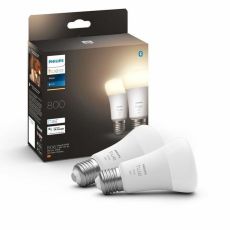Taklampa Philips Pack de 2 E27 Vit 60 W 9 W (2700k)