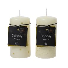 Ljus Decoris Vit Ø 5 x 10 cm