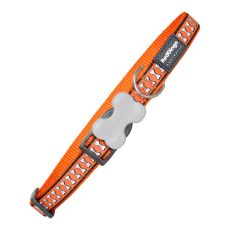 Hundhalsband Red Dingo Reflekterande Ben Orange 31-47 cm