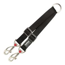 Koppling för 2-hundsledning Red Dingo Svart black (1.5 x 20-26.5 cm) (1,5 x 20-26,5 cm)