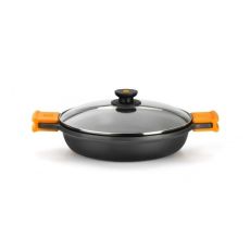 Kastrull BRA A270545 Svart Svart/Orange Metall Aluminium (45 cm)