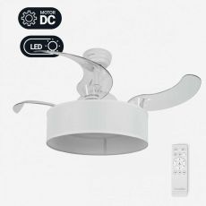 Takfläkt Universal Blue JALOQUE WFW Ø 104 cm Vit 65 W