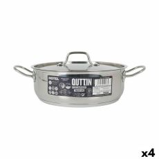 Kastrull med lock Quttin Hotel Stål Ø 26 x 9 cm (4 antal)