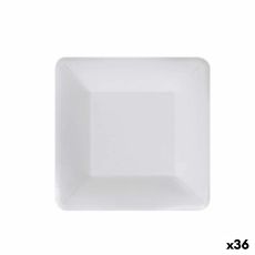 Tallriksset Algon Engångsanvändning Vit Papp 18 cm (36 antal)
