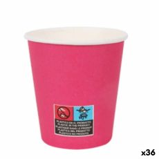 Glasset Algon Papp Engångsanvändning 200 ml Fuchsia 36 antal (24 Delar)