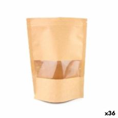 Set med återanvändningsbara livsmedelspåsar Algon Hermetisk stängning 10 x 15 x 3,5 cm (36 antal)