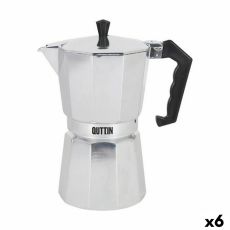 Italiensk Kaffepanna Quttin Aluminium 12 Csészék (6 antal)