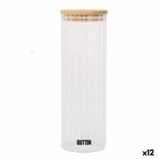 Genomskinlig glasburk Quttin 9 x 27 cm 1,4 L (12 antal)