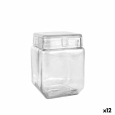 Burk La Mediterránea Fyrkantig Glas 1,2 L 11 x 11 x 14,5 cm (12 antal)