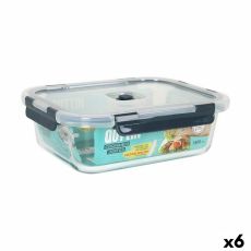 Hermetisk matlåda Quttin Rektangulär 1,5 L 23 x 17,8 x 7,6 cm (6 antal)