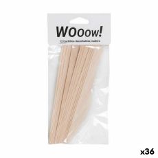 Knivset Engångsanvändning Trä 12 Delar 16,5 x 2,2 x 1,8 cm (36 antal)