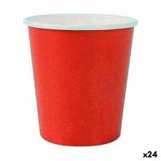 Glasset Algon Engångsanvändning Papp Röd 20 Delar 120 ml (24 antal)