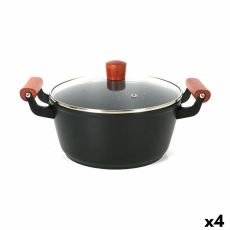 Kastrull med glaslock Quttin Doha 34 X 24 X 13 CM (4 antal)