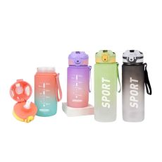 Flaska med lock och sugrör Bewinner Multicolour 800 ml