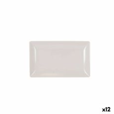 Snacksbricka La Mediterránea Vit 25 x 15 x 2 cm (12 antal)