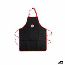 Förkläde Algon 61 x 75,5 cm Svart Grill