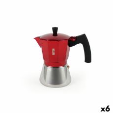 Italiensk Kaffepanna Quttin Röd Aluminium 0,45 L  ...