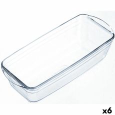 Ugnsform Ô Cuisine Rektangulär 29 x 12 x 8 cm Transparent (6 antal)