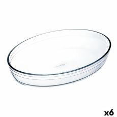 Ugnsform Ô Cuisine Ocuisine Vidrio Transparent Glas Oval 26,2 x 17,9 x 6,2 cm (6 antal)