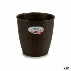Kruka Stefanplast Plast Choklad 19 x 17,5 x 19 cm (12 antal)