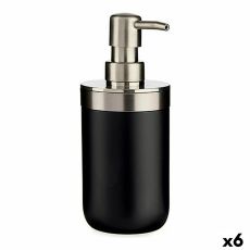 Tvåldispenser Berilo BP15-001-1 Svart Silvrig Rostfritt stål Plast 350 ml (6 antal)