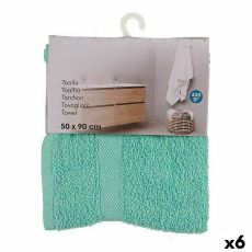 Badhandduk Berilo 5312 Turkos 80 % bomull 20 % Polyester 50 x 90 cm (6 antal)