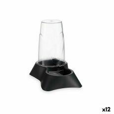 Matskål för husdjur Transparent Antracitgrå polypropen 650 ml 12,5 x 18 x 19 cm