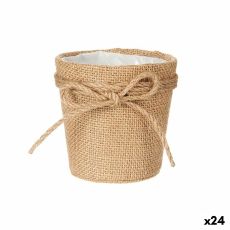 Kruka Ibergarden WY18-72 Brun Tyg Snöre Plast Lasso 11 x 10,5 x 11 cm (24 antal)