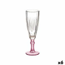 Champagneglas Vivalto PR05720ST3/BHA6 PINK Rosa Glas 170 ml (6 antal)