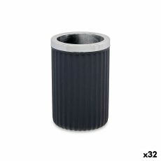 Glas Berilo 3436-3 Antracitgrå Plast 7,5 x 11,5 x 7,5 cm Tandborsthållare (32 antal)
