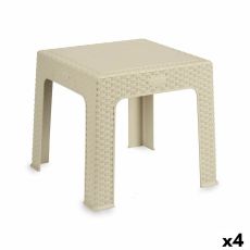 Barnbord Kipit Rattan Kräm 47 x 42,5 x 47 cm (4 antal)