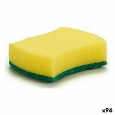 Skurboll Gul Grön Syntetisk fiber 10 x 3 x 7,5 cm (96 antal)