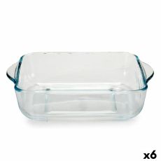 Ugnsplåt Pasabahce Borcam 1,9 L 22 x 6 x 25,5 cm Med handtag (6 antal)