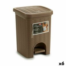 Pedalhink Stefanplast Elegance Svart Beige Plast 6 L (6 antal)