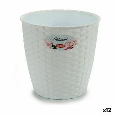 Kruka Stefanplast Vit Plast 19 x 17,5 x 19 cm (12 antal)