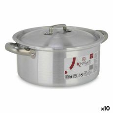 Kastrull med lock Kinvara 100005 Silvrig 3 L (10 antal)