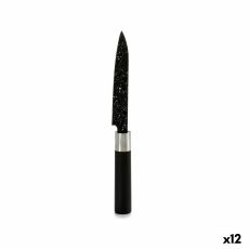 Kökskniv Kinvara KT11-5604M05 Svart Rostfritt stål Plast 2,5 x 24 x 2,5 cm Marmor (12 antal)