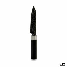 Skalkniv Kinvara KT11-5604M06 Svart Rostfritt stål Plast 2,5 x 20,5 x 1,7 cm Marmor (12 antal)