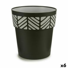 Självvattnande blomkruka Stefanplast Orfeo Antracitgrå Plast 29 x 29 x 29 cm (6 antal)