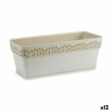 Blomlåda Stefanplast Cloe Vit Plast 49,5 x 17 x 19 cm (12 antal)