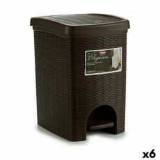 Pedalhink Stefanplast Elegance Brun Plast 20 L (6 antal)