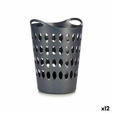Tvättkorg Antracitgrå Plast 50 L 44 x 56 x 41 cm (12 antal)
