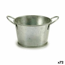 Kruka Ibergarden F60325-B Silvrig Zink Kub 17,8 x 8 x 12,3 cm (72 Antal)