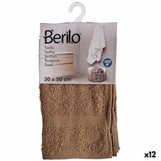 Badhandduk Berilo 89660 Kamel 80 % bomull 20 % Polyester 30 x 50 cm (12 antal)